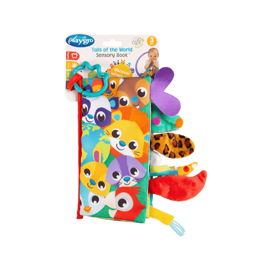 Playgro Tails Of The World Sensory Book