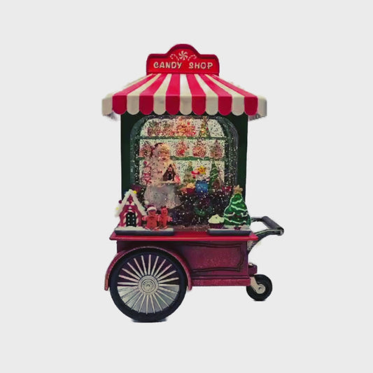 Christmas Water Lantern Santa Gift Shop