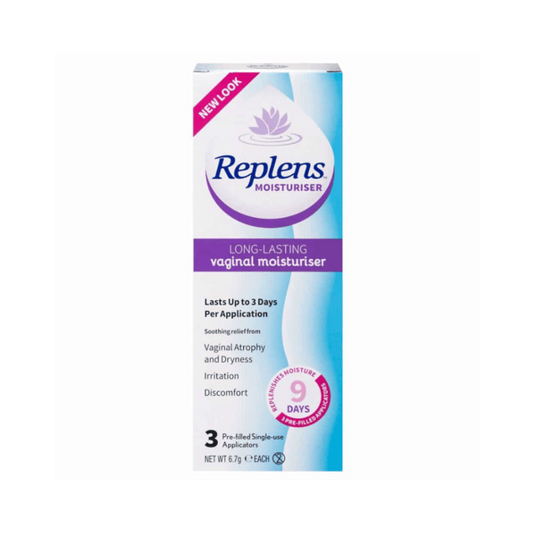 Replens Vaginal Moisturiser 3 Applicators | Specialist Clinic Pharmacy