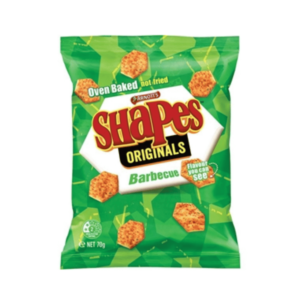 Arnott's Shapes Originals Barbecue 70g | Specialist Clinic Pharmacy