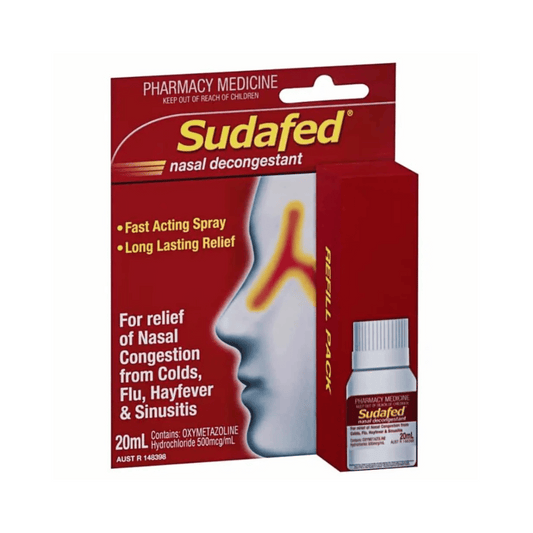 Sudafed Nasal Decongestant Spray Refill 20ml