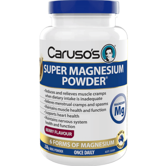 Caruso's Super Magnesium Powder Berry Flavour 250g