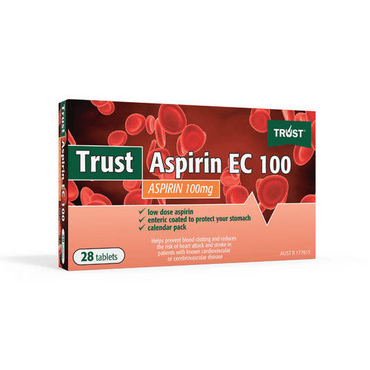 Trust Asprin EC 100mg 28 Tablets