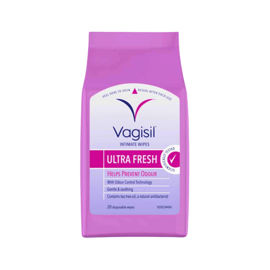 Vagisil Ultra Fresh Intimate Disposable Wipes 20 pack