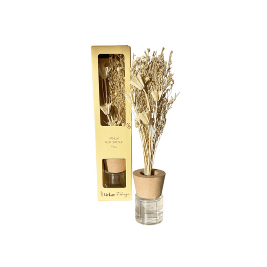 Urban Foliage Dried Floral Vanilla Reed Diffuser 50ml