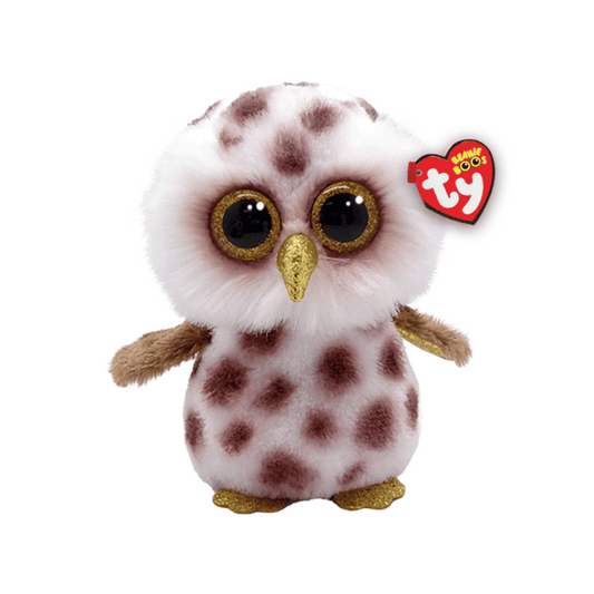 Ty Beanie Boos Plush Spotted Owl Whoolie